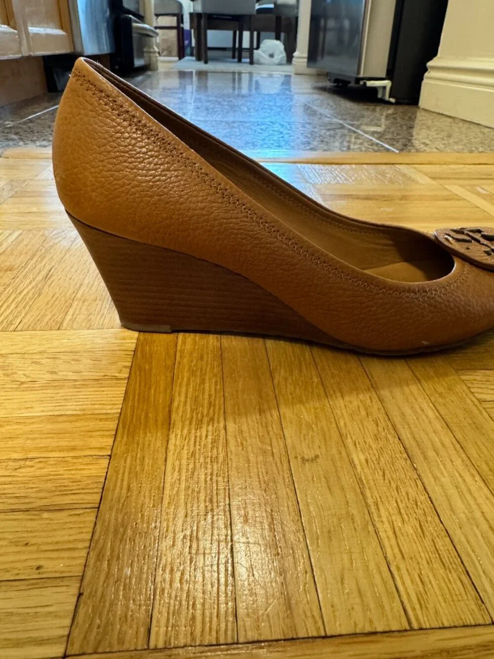 Tory Burch Brown Wedges- Size 9.5